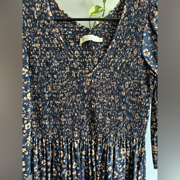 Christy Dawn Navy Anemone Basil Dress - Picture 5 of 6